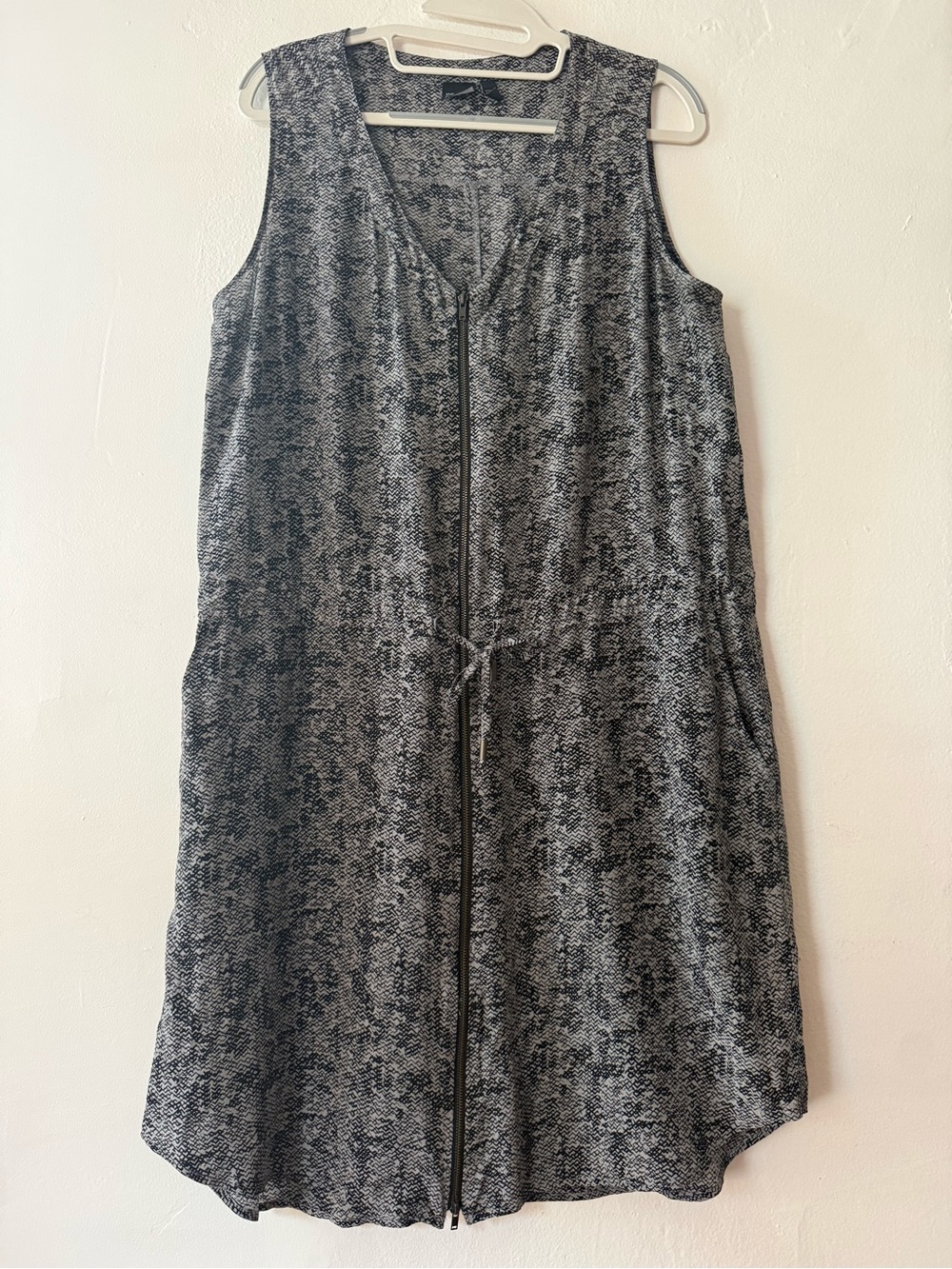 Eileen Fisher “Fisher Project” Size M Sleeveless MIDI Silk Dress
